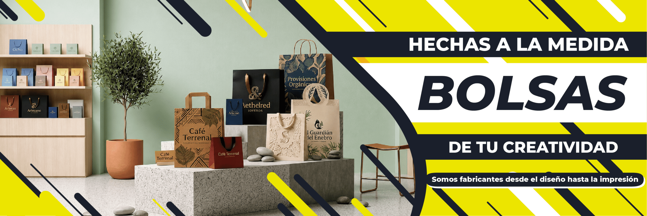 Bolsas de papel personalizadas e impresas a la medida
